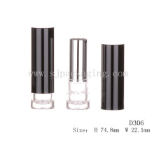 Benutzerdefinierte Zylinder schwarz Lippenstift Verpackung